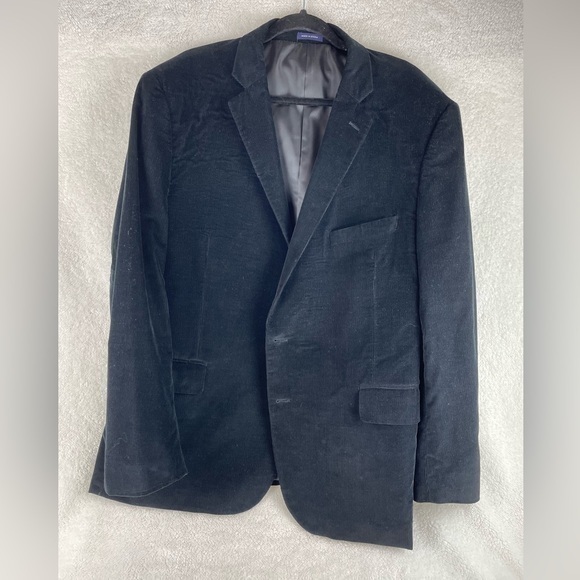 Stafford black corduroy sport coat men’s Classic Fit 50 Regular
